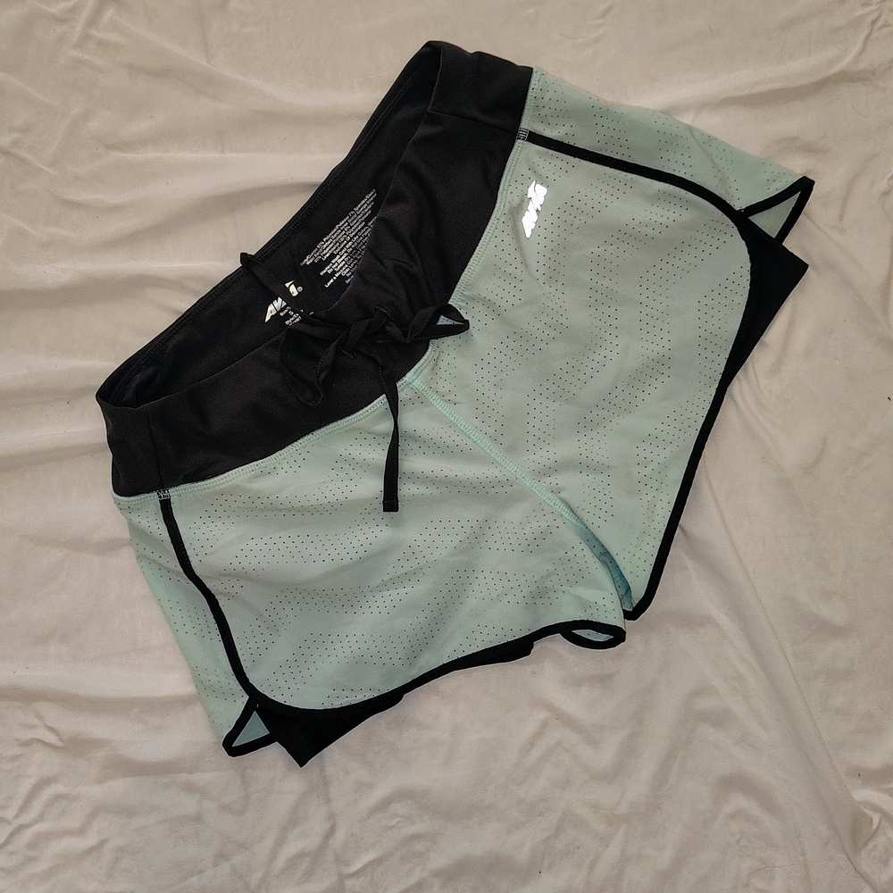 Avia Blue & Black Athletic Shorts